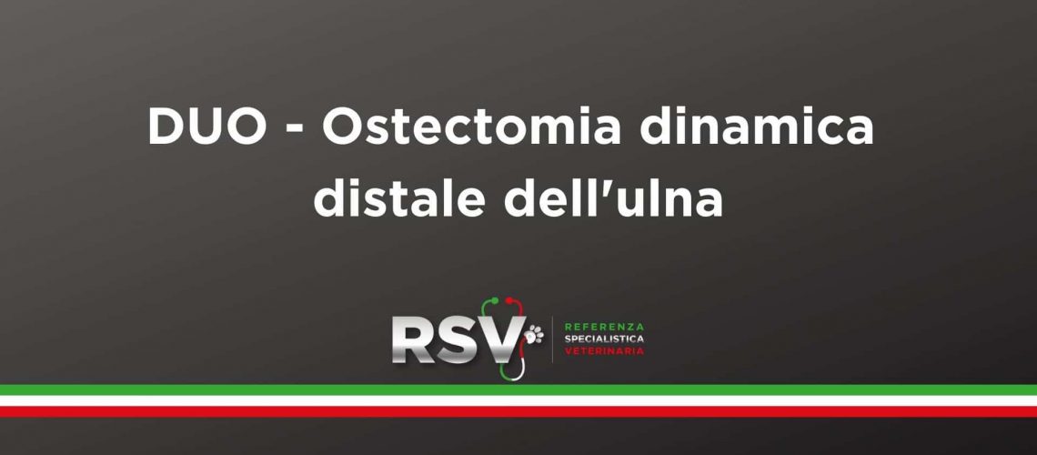 DUO   DDUO Ostectomia dinamica distale dell'ulna